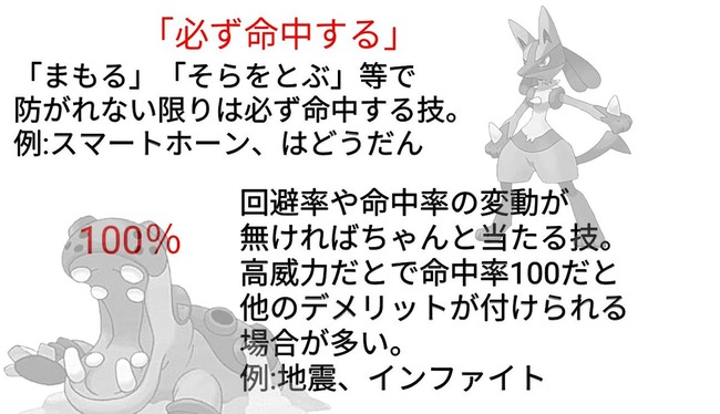 ポケモン における命中率のスゝメ が話題に どのくらいの命中率なら信用できる オレ的ゲーム速報 刃