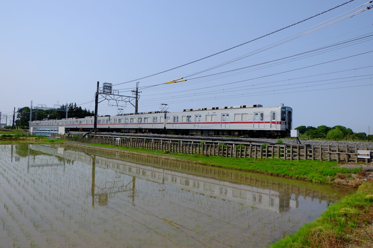 姫宮 東武動物公園間で東武電車を撮る 両夜行で