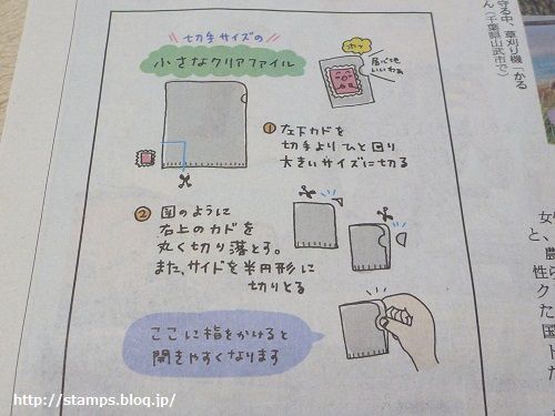 切手用クリアファイルの作り方 切手収集リターンズ