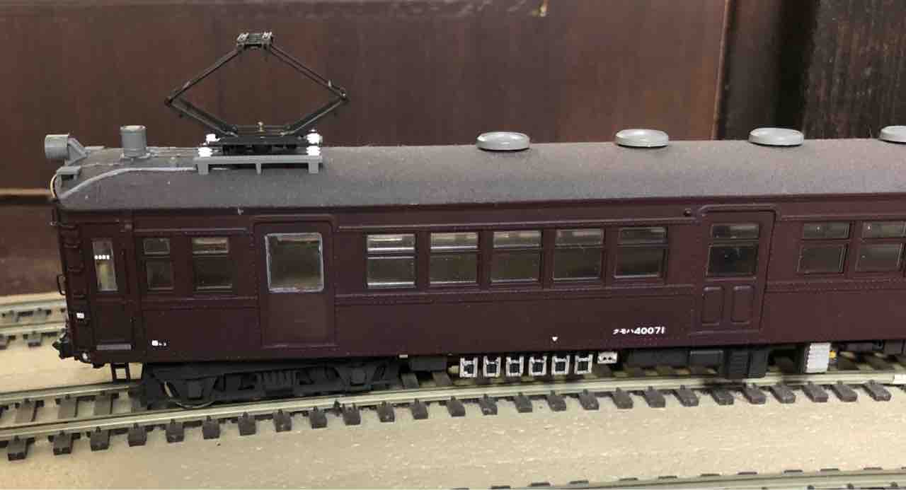 16番 クモハ40071の製作 旧作 : 鉄道模型16番と国内および海外の