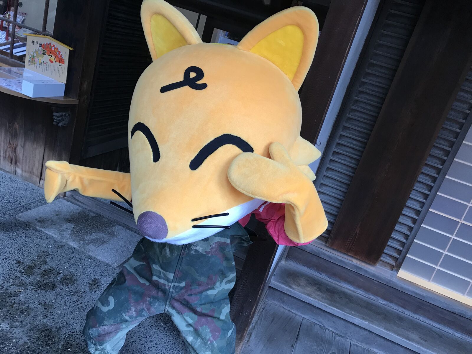 お稲荷さんの池にワニガメがいるの ジンジャモール瓢箪山 お稲荷さんの池にワニガメがいるの ジンジャモール瓢箪山