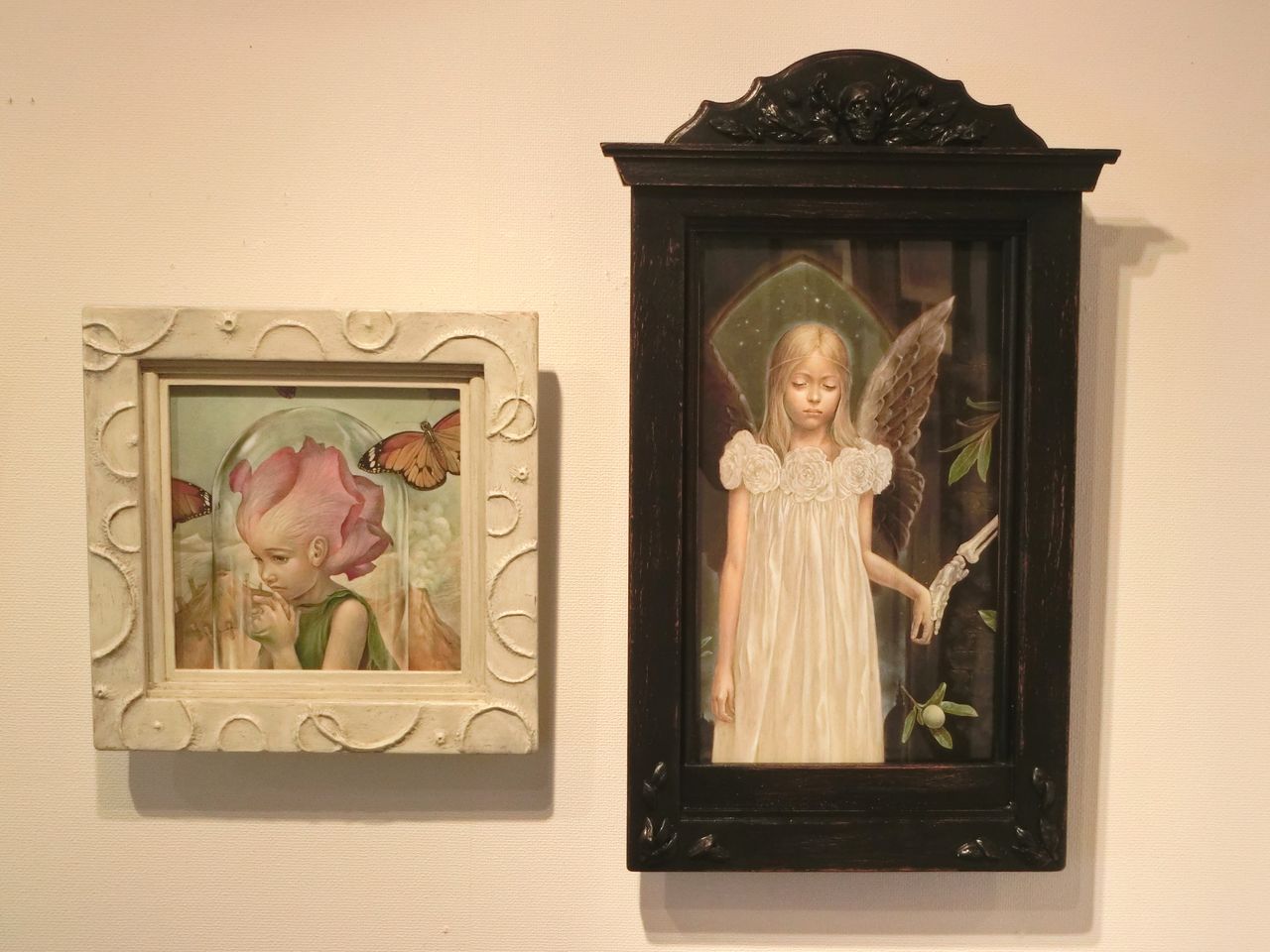 高田美苗さん作品「猫天使Ⅱ」 高田美苗さん作品「猫天使Ⅱ」 高田明美・高田美苗 二人展-Angel Mythos-】