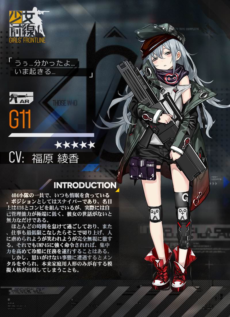 ドルフロ G11ちゃんが来れば404小隊を組めるのか 胸熱 ドルフロ速報 ドールズフロントラインまとめ