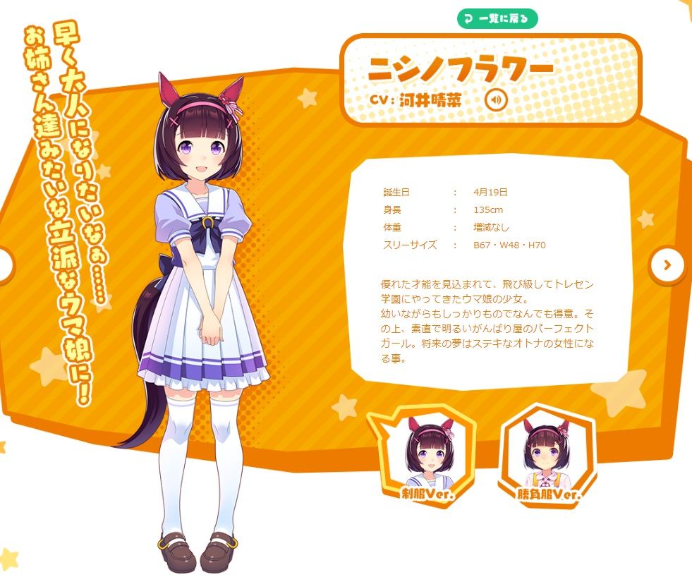 ウマ娘 パーフェクトガールな ニシノフラワー ちゃんのキャラ紹介 ウマ娘速報 ウマ娘 パーフェクトガールな ニシノフラワー ちゃんのキャラ紹介 ウマ娘速報
