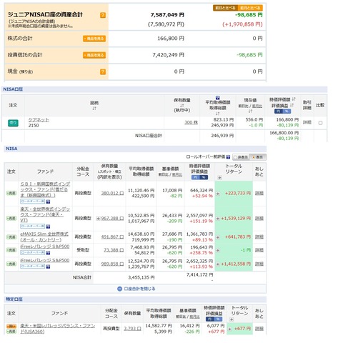 口座1