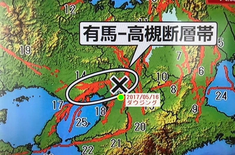 【TOCANA】大阪北部地震M6.1と南海トラフ巨大地震・慶長伏見地震～数日中に本震？～ダウジング予測