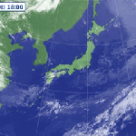 よく動く雲と鈍い動きの雲