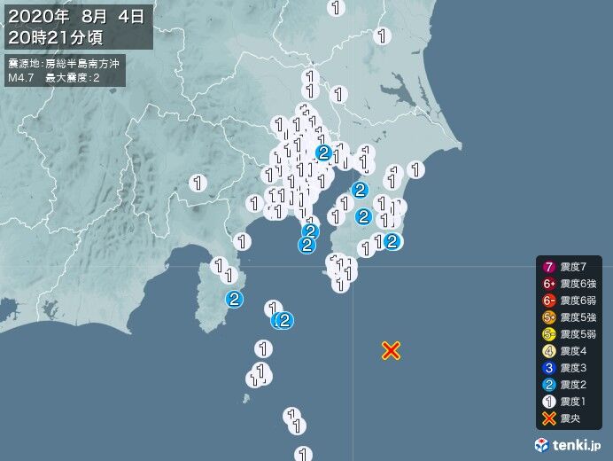 房総半島南沖　M４．７　　＆　地電流