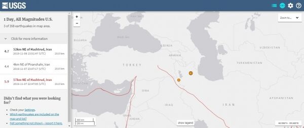 イラン北西部で「M5.9」の地震が発生…300人以上が負傷