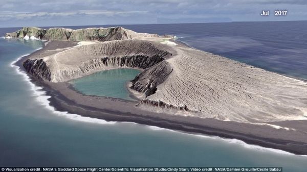 【NASA】トンガ沖に出現した「フンガトンガ・フンガハアパイ島」が火星生命探査の手掛かりになる
