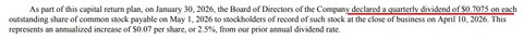 dividend increase2026
