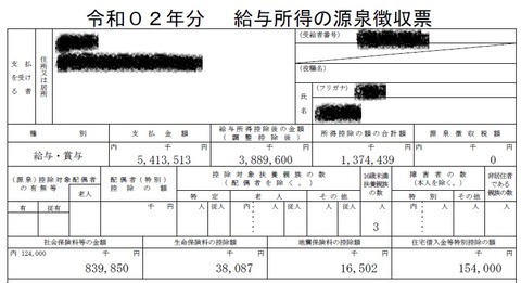R2源泉徴収票