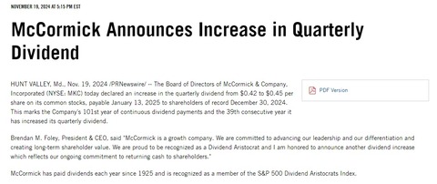 dividend increase 2024