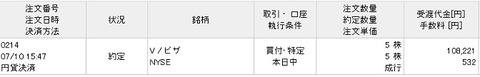 買い付け画面(2020年7月)