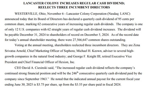 dividend increase 2024