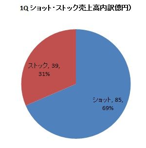 ショット・ストック内訳（2019　1Q)