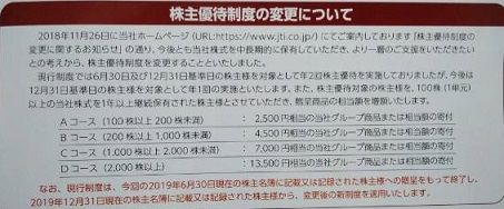 株優変更案内