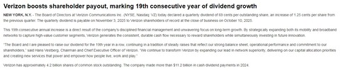 dividend increase2025