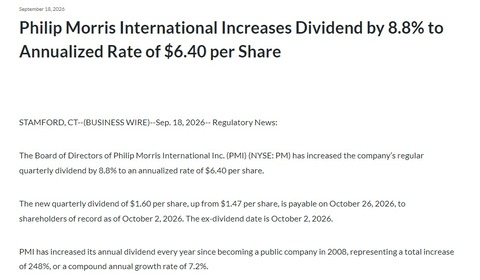 dividend increase 2026