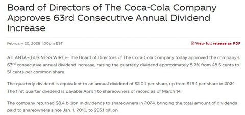 dividend increase 2025