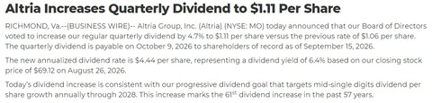dividend increase 2026
