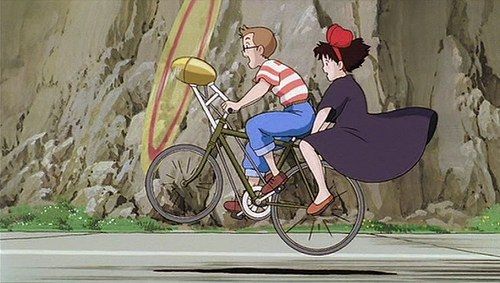 自転車の二人乗りが印象的なアニメ 何思いついた じてそく
