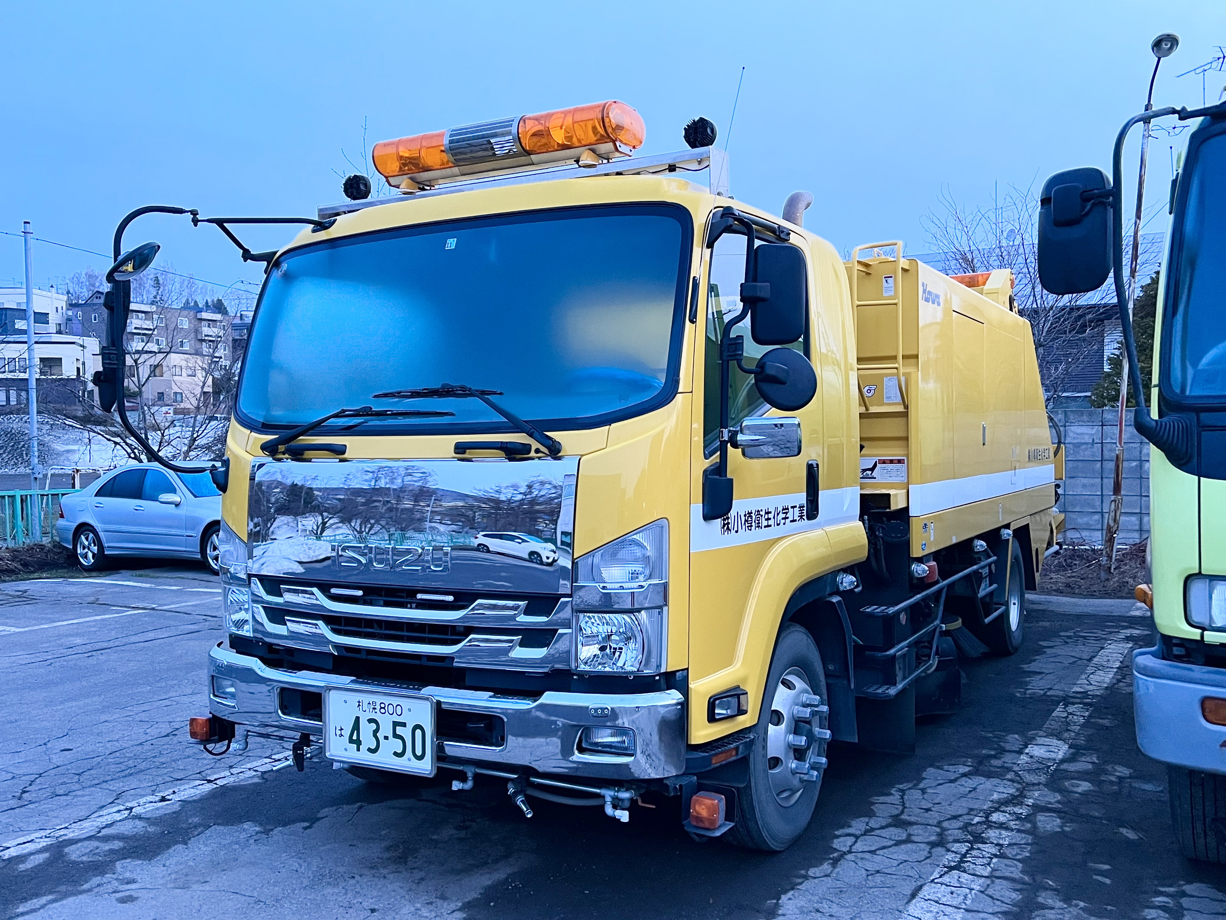 衛生車 No.97 【路面清掃車】小樽衛生化学工業さん : 自遊嗜好