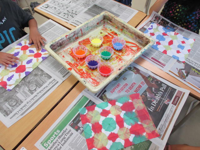 Sd1 紙染め遊び Jjsブログ