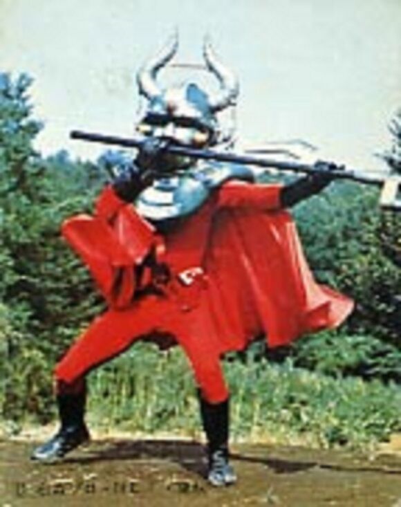 アクマイザー3 怪人鉄面鬼　昭和ビンテージ　1970年　ブルマックフィギュア 鉄面鬼 : ヒーロー &怪獣&怪人