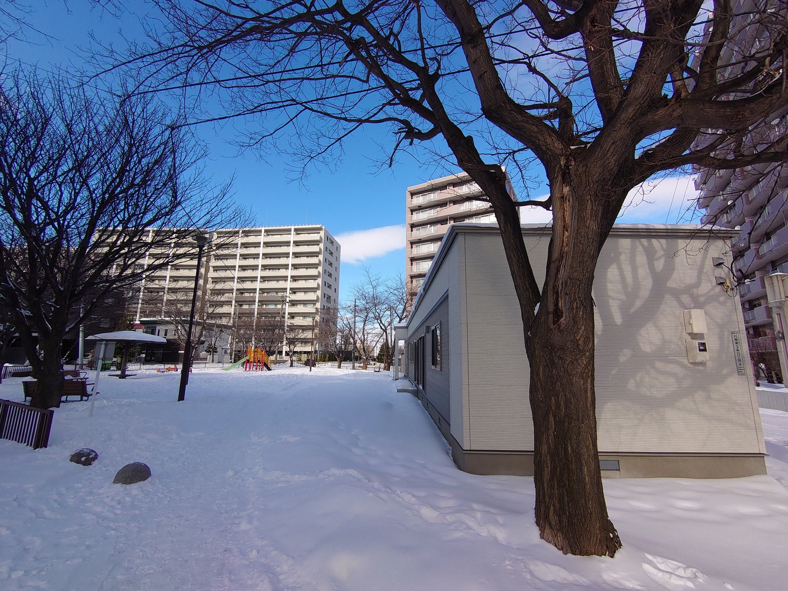 札幌ドーム近くのバス家建てかえ