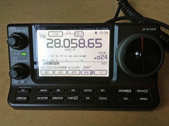 IC7100の使用感 : JL1LOF HamRadioのつぶやき