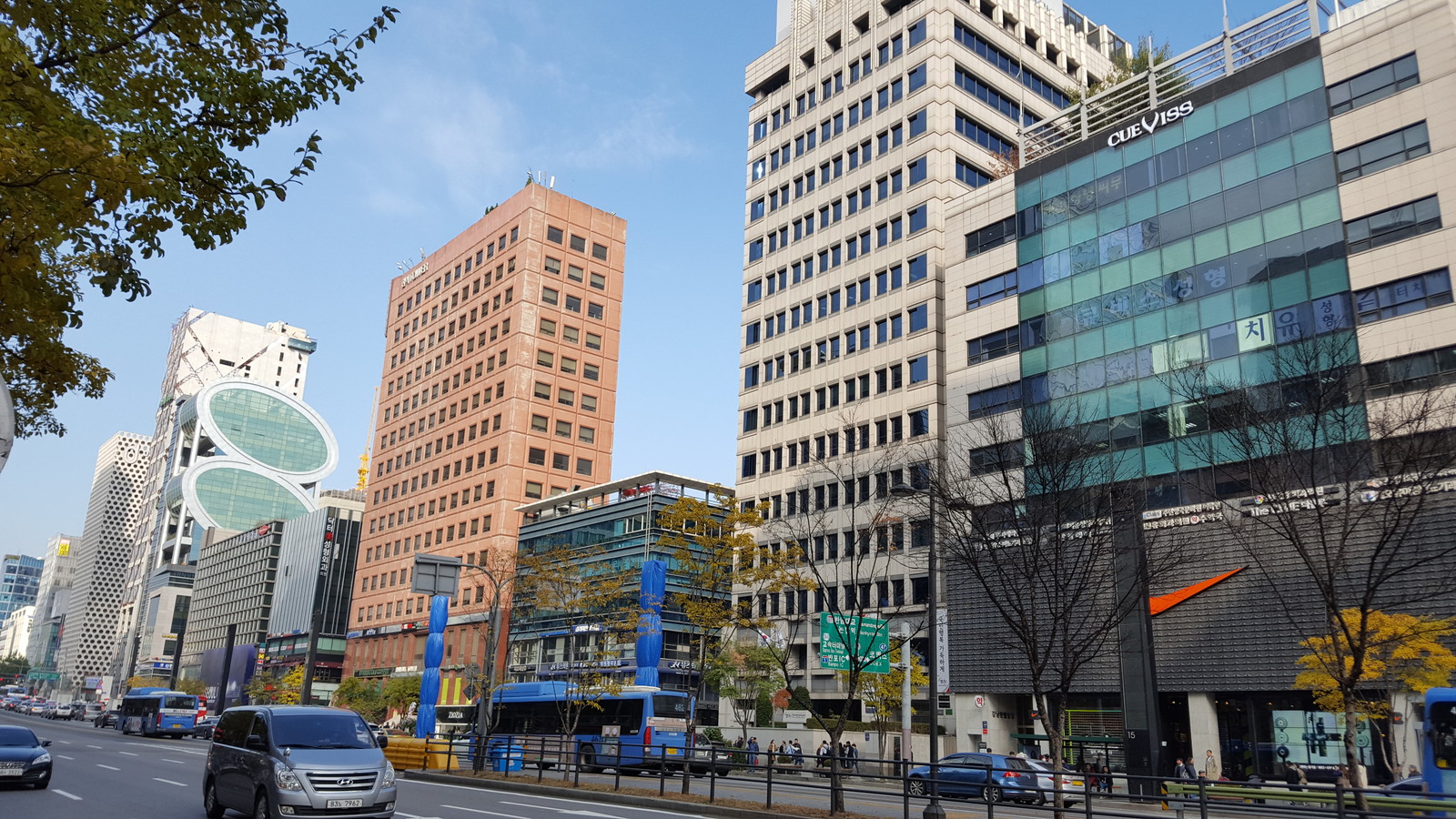 16 晩秋 韓国一人旅 江南風景 知らない街でプチ迷子
