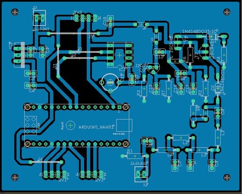 SI5351A-DDS-VFO-820-pcb