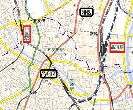 23区と駅の名前 地図の散歩道 23区と駅の名前 地図の散歩道