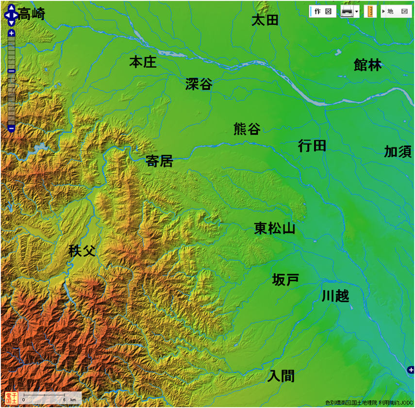 見にウォーク 6 熊谷と周辺 写真を追加 地図の散歩道