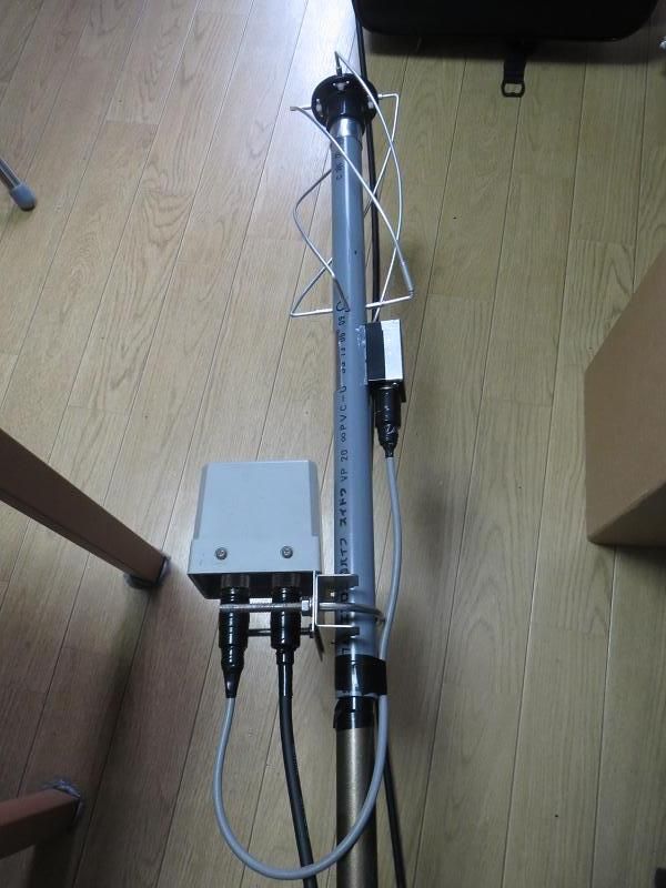 QFHアンテナにプリアンプを付けてみた。 : JN4JGKのアルパカ日記 QFHアンテナにプリアンプを付けてみた。 : JN4JGKのアルパカ日記