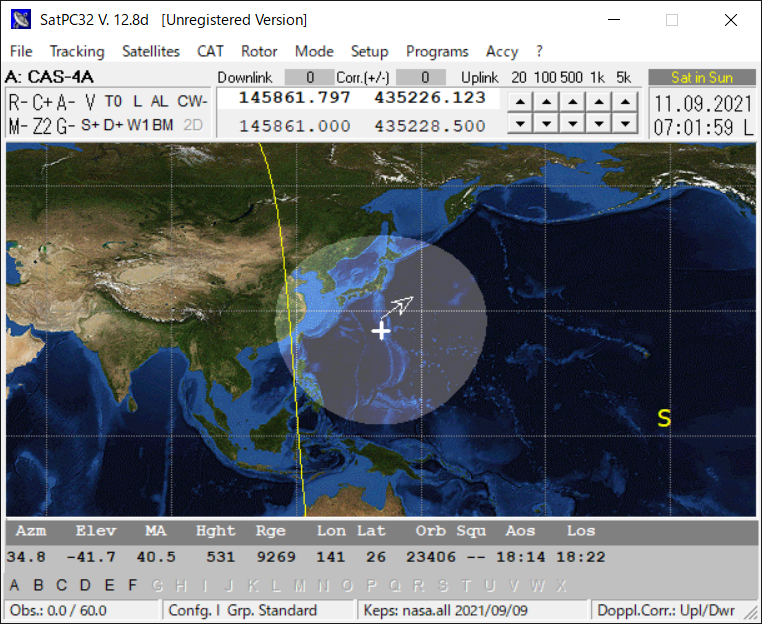 JN4JGKのアルパカ日記:JO-97でFT4 （SatPC32の設定）