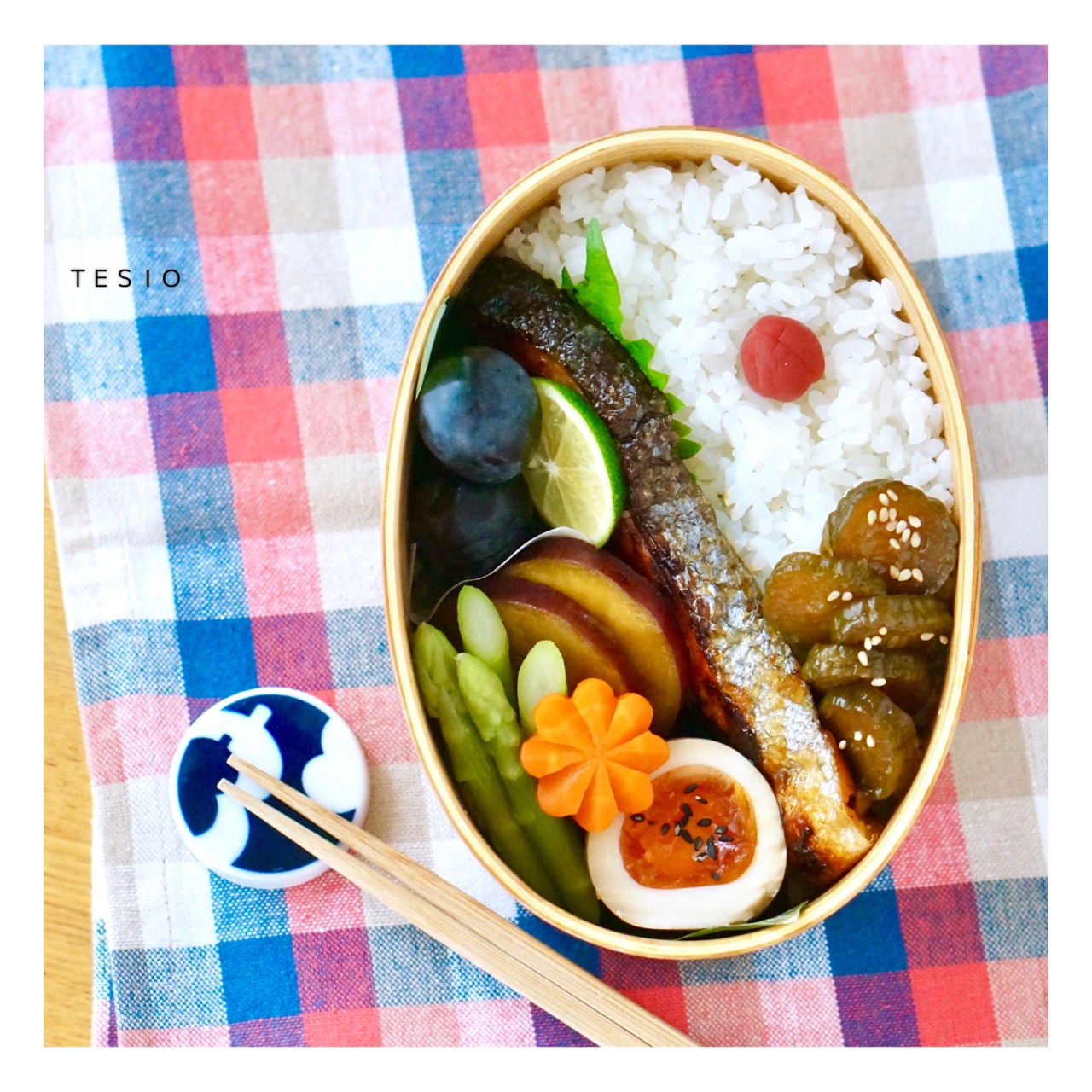 秋満載 鮭の西京漬け焼き弁当 かわいいおべんとう 秋満載 鮭の西京漬け焼き弁当 かわいいおべんとう