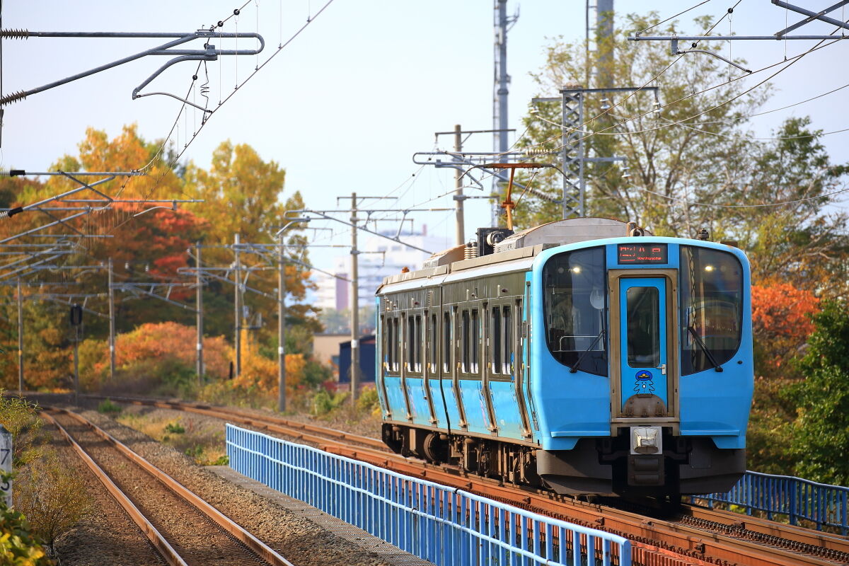 鉄路の彼方へ~野内駅上りホームで撮影 青い森鉄道703系~ 鉄旅フォト紀行~鉄路の彼方へ~ 鉄路の彼方へ~野内駅上りホームで撮影 青い森鉄道703系~ 鉄旅フォト紀行~鉄路の彼方へ~