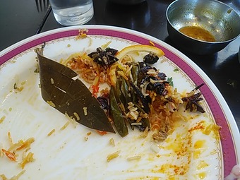 銀座カーンケバブビリヤニ ランチ チキンビリヤニ スパイス