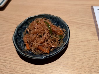お通し チャプチェ 三軒茶屋 三角地帯 ちさとちゃん