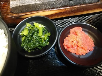 新橋ランチ 感動の肉と米 新橋店 ランチ 小鉢