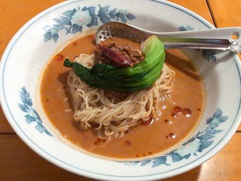 冷やし担々麺 揚州商人アネックスチェックイン新橋店 新橋深夜食事