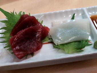 刺身 印度まぐろ 赤いか なずな 新橋居酒屋 ちょこっと料理