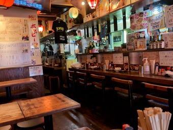 内観 新橋 串かつ居酒屋 いちろう 一郎