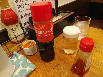 新橋 三芳八 みよしや ランチ 長崎皿うどん 金蝶ソース