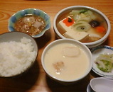 銀座 吉宗 日替わりランチ 鱈と豆腐の蒸しもの