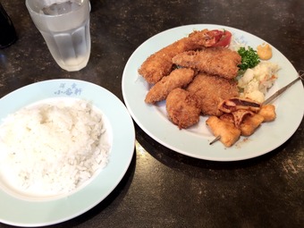 特製盛り合わせ 小春軒 こはるけん 洋食老舗 ランチ