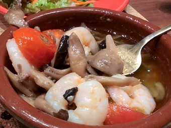 ランチアヒージョ 海鮮パエリャ虎ノ門ヒルズ スペイン料理 ピカール