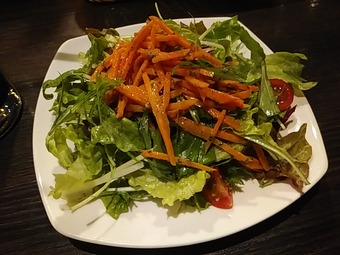 銀座 ルフージュ Refuge ランチ もりもりサラダ